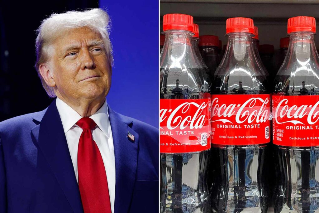 President Donald Trump claims Coca-Cola will return to using real cane sugar in its U.S