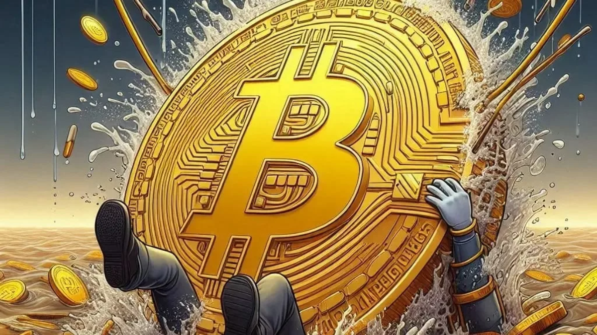 Bitcoin sinks to dollor 115,000