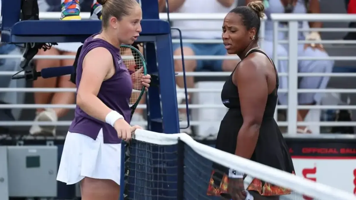 Jelena Ostapenko Taylor Townsend altercation