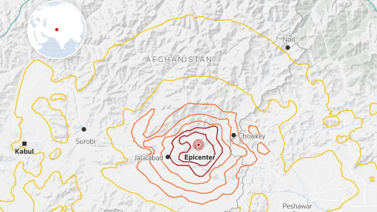 Afghanistan earthquake 2025